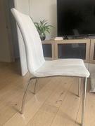 Krzesła chromowany stelaż komplet 4 sztuki