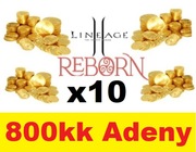 L2 REBORN ETERNAL X10 800KK 800 MLN ADENY ADENA L2REBORNX10 NEW LINEAGE 2