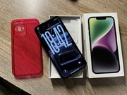 Telefon iPhone 14 128GB Czarny - 93% Kondycji Pudełko Etui
