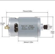 Silnik RS550 21V 14 zębów 