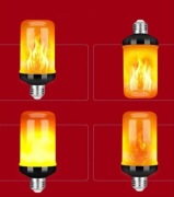 żarówki led imitujące płómień -  komplet 3szt 