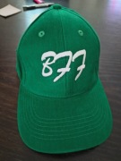 Zielona czapka z daszkiem 