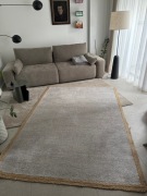 Dywan 160 x 200 Jotex wiskoza szary boho skandi jutowy