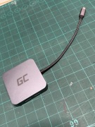 Hub USB-C Green Cell GC HUB 2 HDMI 4K + USB + czytnik kart