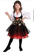 STRÓJ PRZEBRANIE HALLOWEEN BAL KOSTIUM PIRATKA DLA DZIEWCZYNKI TANTE TINA