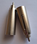 Adapter/przejściówka XLR 3 pin męski na RCA szt 1