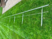 Bariekra z stali kwaso odpornej 9m + 2 furtki po 1 m 