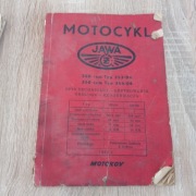 Motocykl JAWA 250 i 350 ccm INSTRUKCJA OBSŁUGI 1958r - język polski