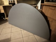 Blat półkoło szary - 25mm - 1600mm średnica