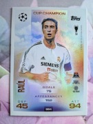 Topps Match Attax  2025-26 nr 354 Raul Cup Champion Real Madryt