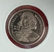 10000 zł  1992 WŁADYSŁAW WARNEŃCZYK    BARDZO ŁADNE  W HOLDERZE