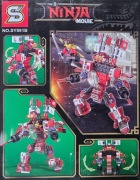 Klocki Ninja robot mech Kai 218el zestaw dla dzieci jak Ninjago figurka