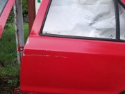 Drzwi lewy tył Skoda Felicia przedlift czerwone 