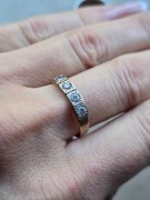 Złoty pierścionek 585. Złoto