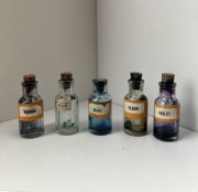 butelki szklane przedwojenne / PRL z korkowym kork