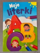 Moje literki Skrzat alfabet pisanie po śladzie książeczka edukacyjna