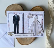 Pamiątka ślubna, ręcznie wykonana.