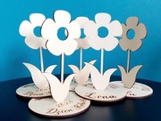 Kwiatek Dzień Kobiet + grawer 