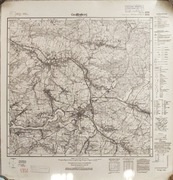 Oryginalna mapa Messtischblatt 2882 Greiffenberg 4958 Gryfów Śląski 1937 r