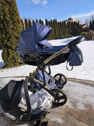 Junama Diamond wózek gondola z fotelikem cybex dodatki 