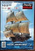 Mały Modelarz 1-2-3/2009 - Galeon "Golden Hind"