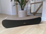 Drapak dla kota tekturowy biały/czarny/jasny dąb 