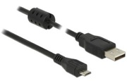 Kabel USB 2.0 Złącze męskie USB-A, Złącze męskie USB Micro-B 0.3 m czarny 