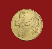Moneta 10 koron 1993, Słowacja