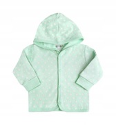 NINI Bluza dresowa niemowlęca groszki 68 bawełna