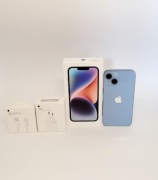 iPhone 14 Blue 128 GB Stan Bardzo Dobry + Dodatki