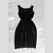 Sukienka czarna ciążowa S/M Sowit wygodna i bardzo praktyczna A057