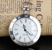 Zegarek kieszonkowy na łańcuszku metalowy 