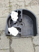 Wklad do koła zapasowego vw polo 