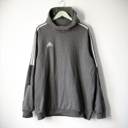 Bluza męska Adidas XL szara z kapturem sportowa kangurka oryginalna