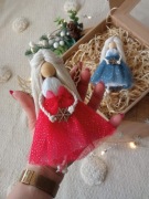 Aniołek choinkowy / aniołek świąteczny / śniezynka