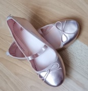 Baleriny złoty róż 32 H&M