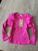 Różowa bawełniana bluzeczka 18-24 m