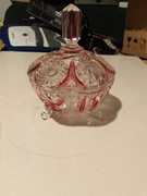 Stara Niemiecka bombonierka kryształowa 