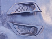 Kratka atrapa osłona zderzaka halogenu lewa prawa z ramką - Jeep Compass II