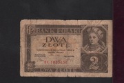 2 złote 26.02.1936 seria BK 1835434