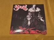 Ghost ELIZABETH/DEATH KNELL lathe cut clear vinyl SP pierwszy singiel