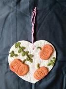 Serce z masy solnej jesienna dynia 2