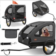 Wózek dla psa KESSER Boxer, przyczepka rowerowa dla psów, 250L 