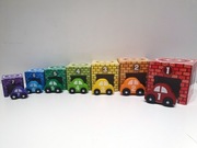 Melissa&Doug Garaże z samochodzikami grupowanie i sortowanie drewno