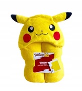 Koc Narzuta Pokemon Pikachu z kapturem 120x150cm