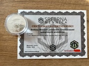 Legendy Muzyki srebrna moneta 1 oz David Bowie Elton John The Who