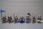Lego figurki Castle Fantasy Knights rycerze król + gratis
