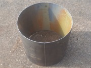 Rura stalowa 525 x 3 mm - walec przepust zbiornik grill kominek koza