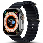 Smartwatch HK9 Ultra 2 Max czarna koperta 2.12 POŁĄCZENIA TRYBY SPORTOWE 