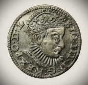 Zygmunt III Waza. Trojak 1588, Ryga    P28
